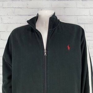 Ralph Lauren Polo Sweater Men's‎ 2XL Full Zip Track Sweatshirt Performance